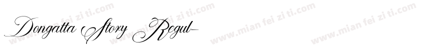 Dongatta Story Regul字体转换